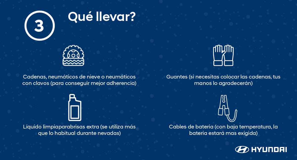 Consejos para la nieve hyundai